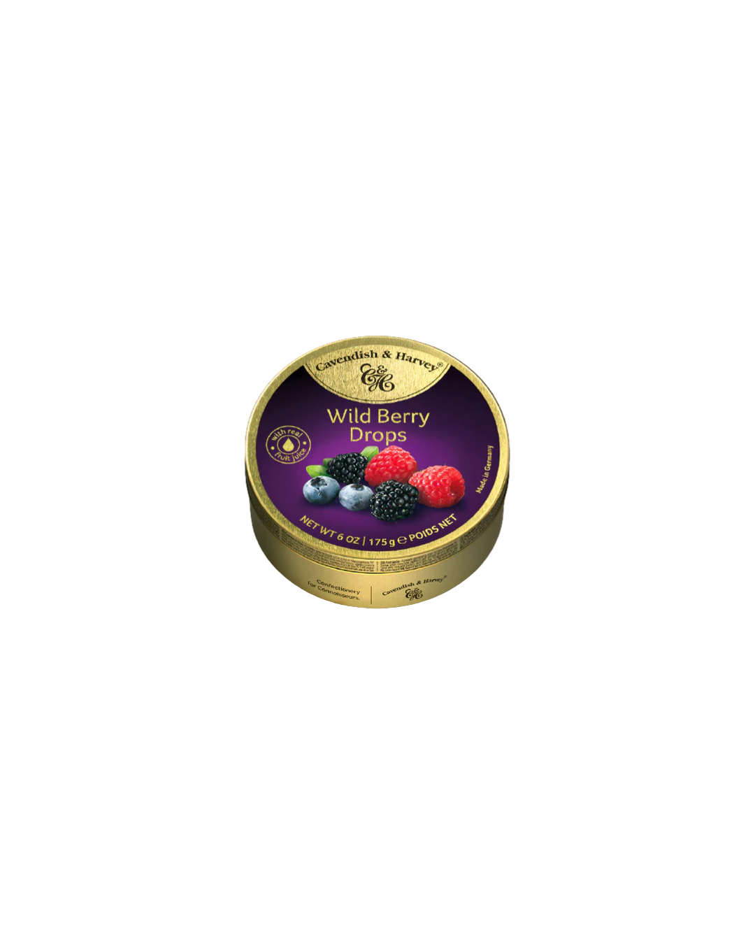 C&H Wild Berry Drops Travel Tin 175g