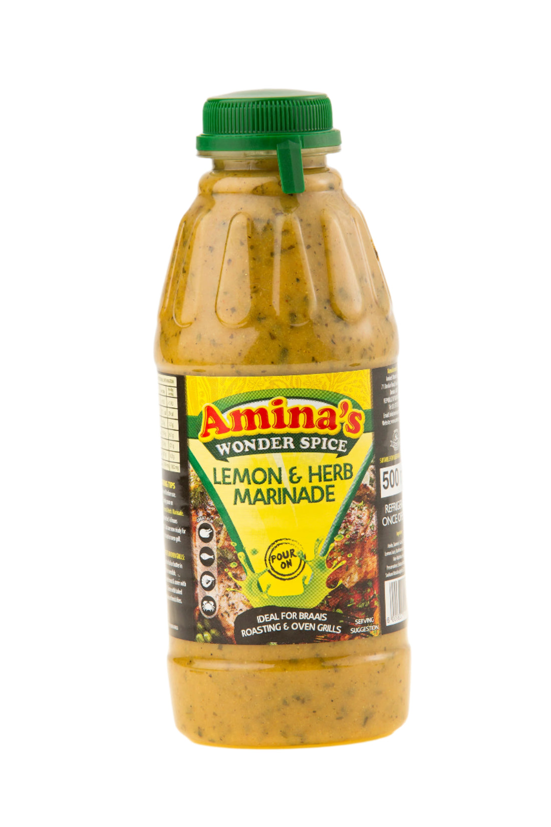 Aminas Lemon & herb marinade & Lemon & herb pour on