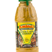 Aminas Lemon & herb marinade & Lemon & herb pour on