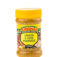 Aminas Lemon & herb marinade & Lemon & herb pour on