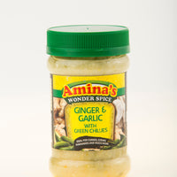 Aminas Ginger & Garlic with green chili paste