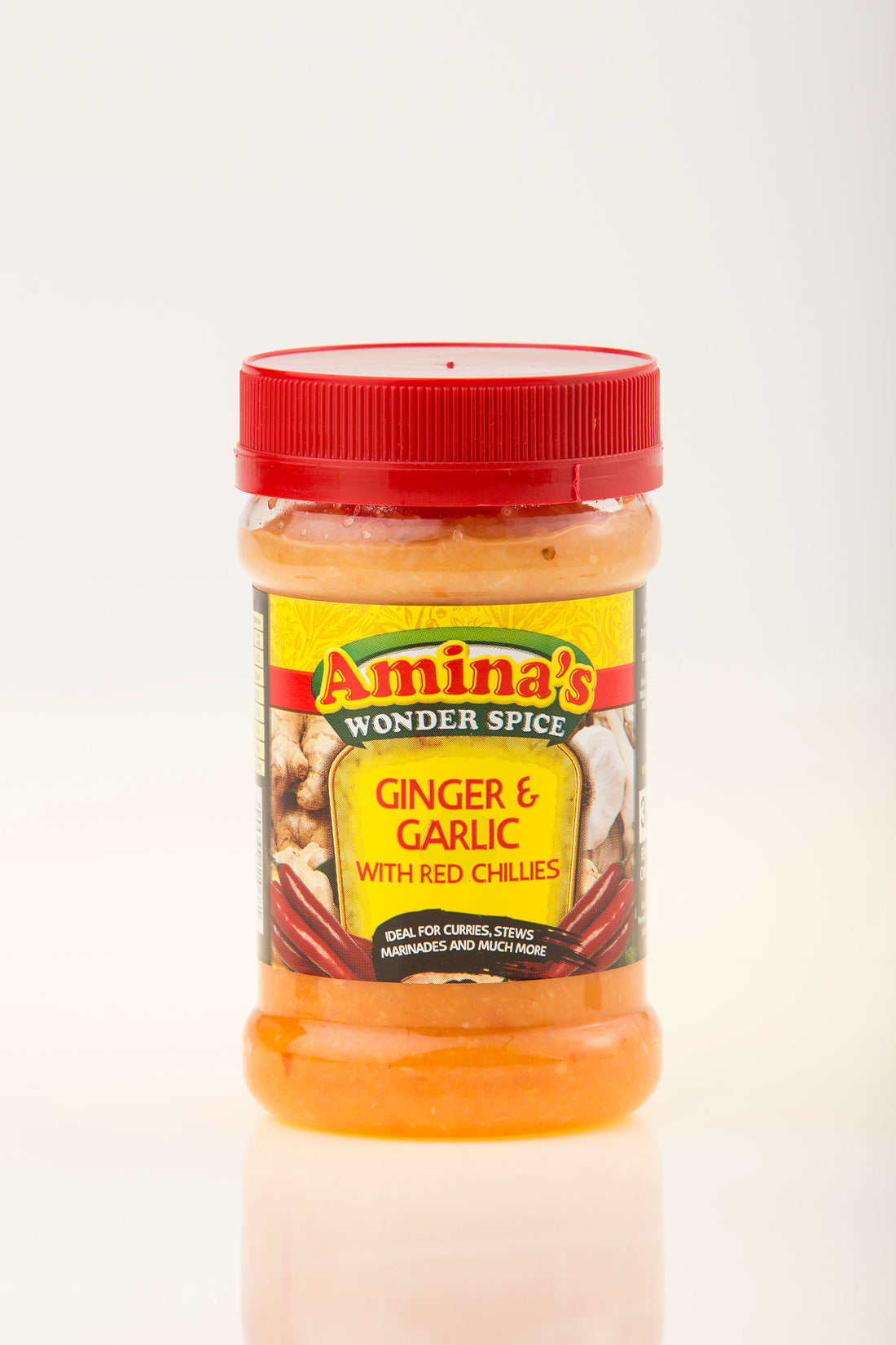 Aminas Ginger & Garlic with red chili paste