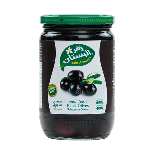 Bustan Black Olives 600g