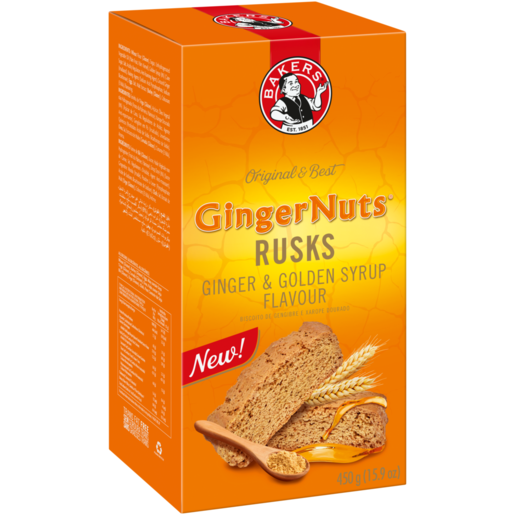 Bakers GingerNut Rusks 450g