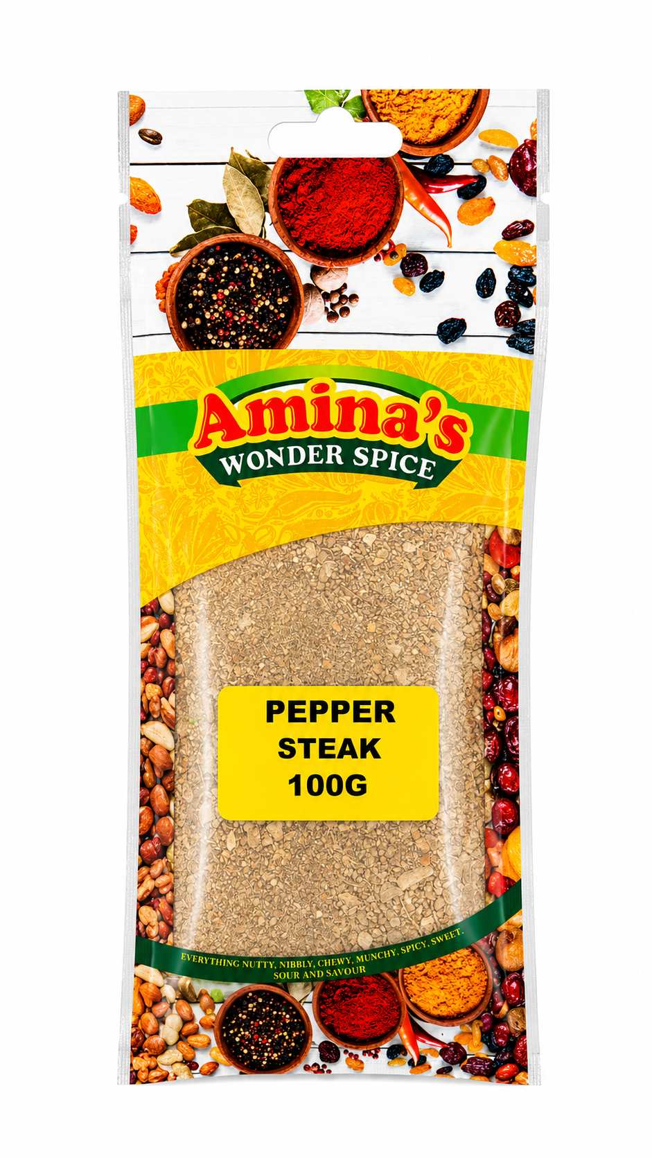 AMINA`S PEPPER STEAK SPICE