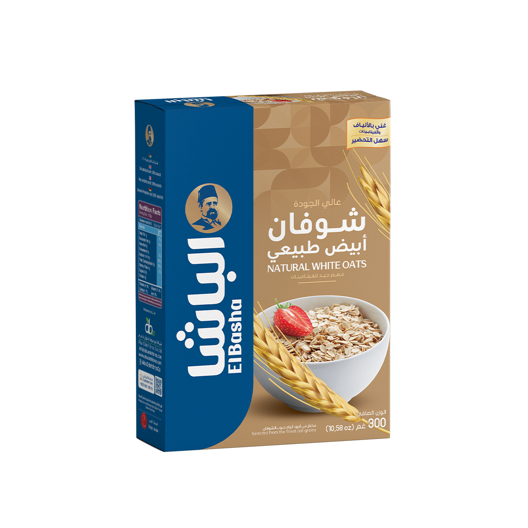 EL Basha Natural White Oats 300g