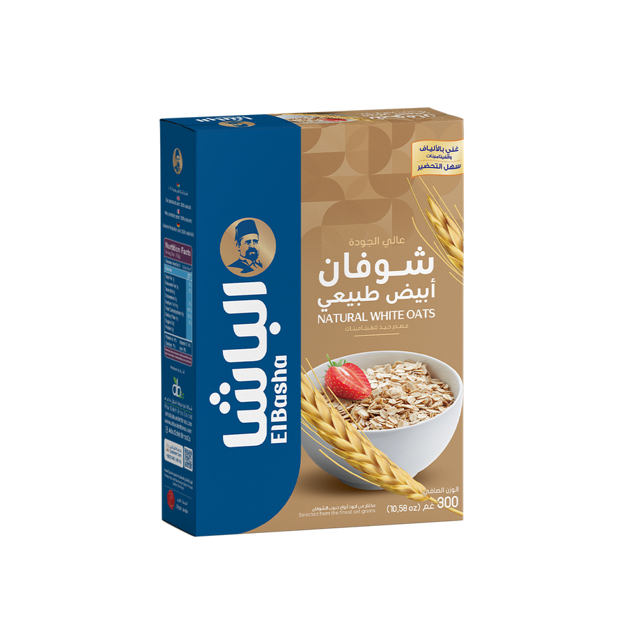 EL Basha Natural White Oats 300g