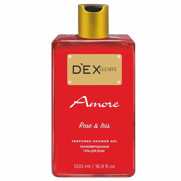 DEXCLUSIVE PERFUMED SHOWER GEL AMORE ROSE & IRIS 500ML