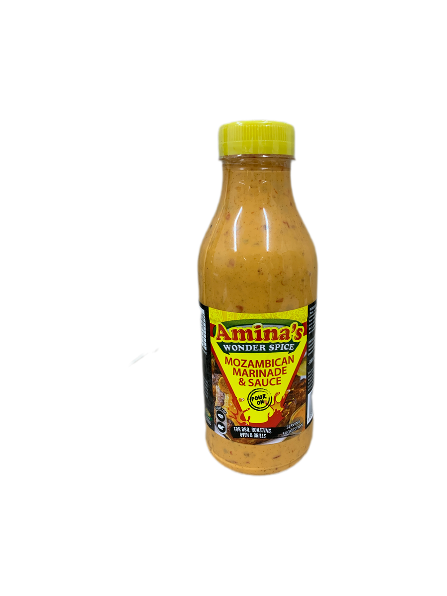 Aminas Mozambican Marinade & Sauce 500ml Pour-On