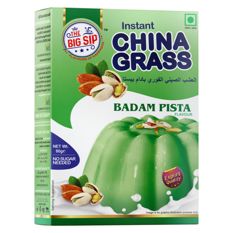 The Big Sip China Grass Badam Pista