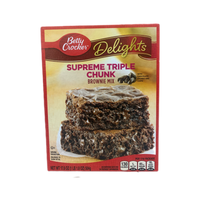 Betty Crocker Supreme Triple Chunk Brownie Mix 504g