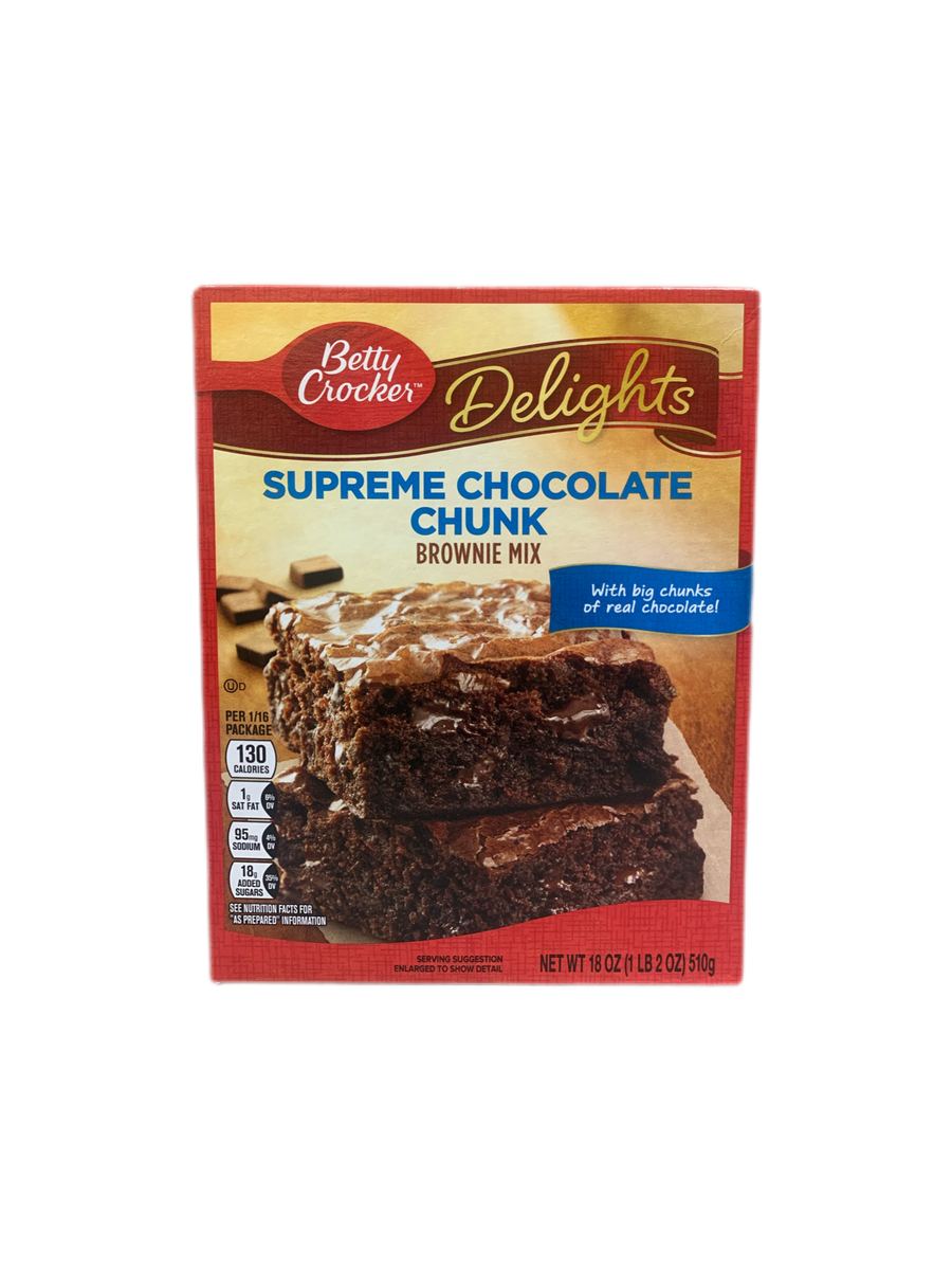 Betty Crocker Supreme Chocolate Chunk Brownie Mix 510g