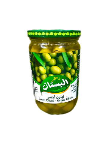 Bustan Green Olives 600g