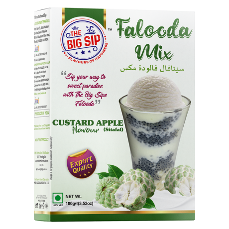 The Big Sip Falooda Mix Custard Apple