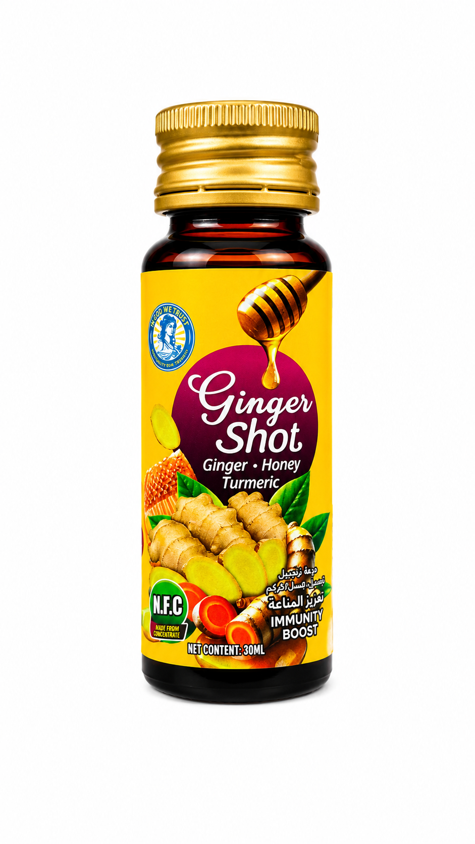 GINGER SHOT (HONEY & TURMERIC)