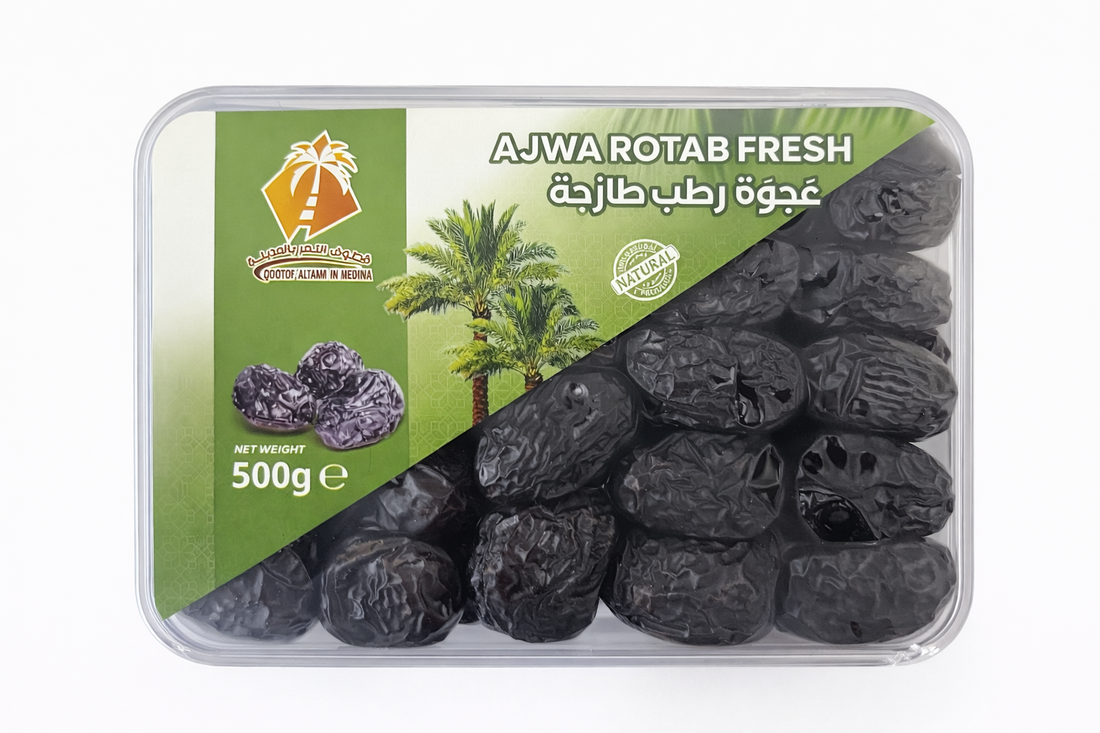 Qootof Altamr Ajwa Rotab Fresh - 500g