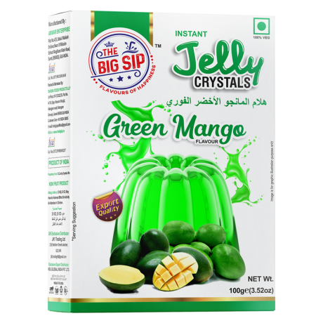 The Big Sip Jelly Crystals Green Mango