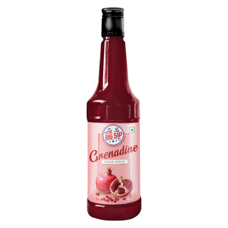 The Big Sip Grenadine flavour syrup 750ml