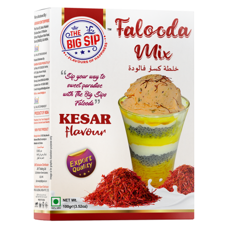 The Big Sip Falooda Mix kersar flavour (saffron)