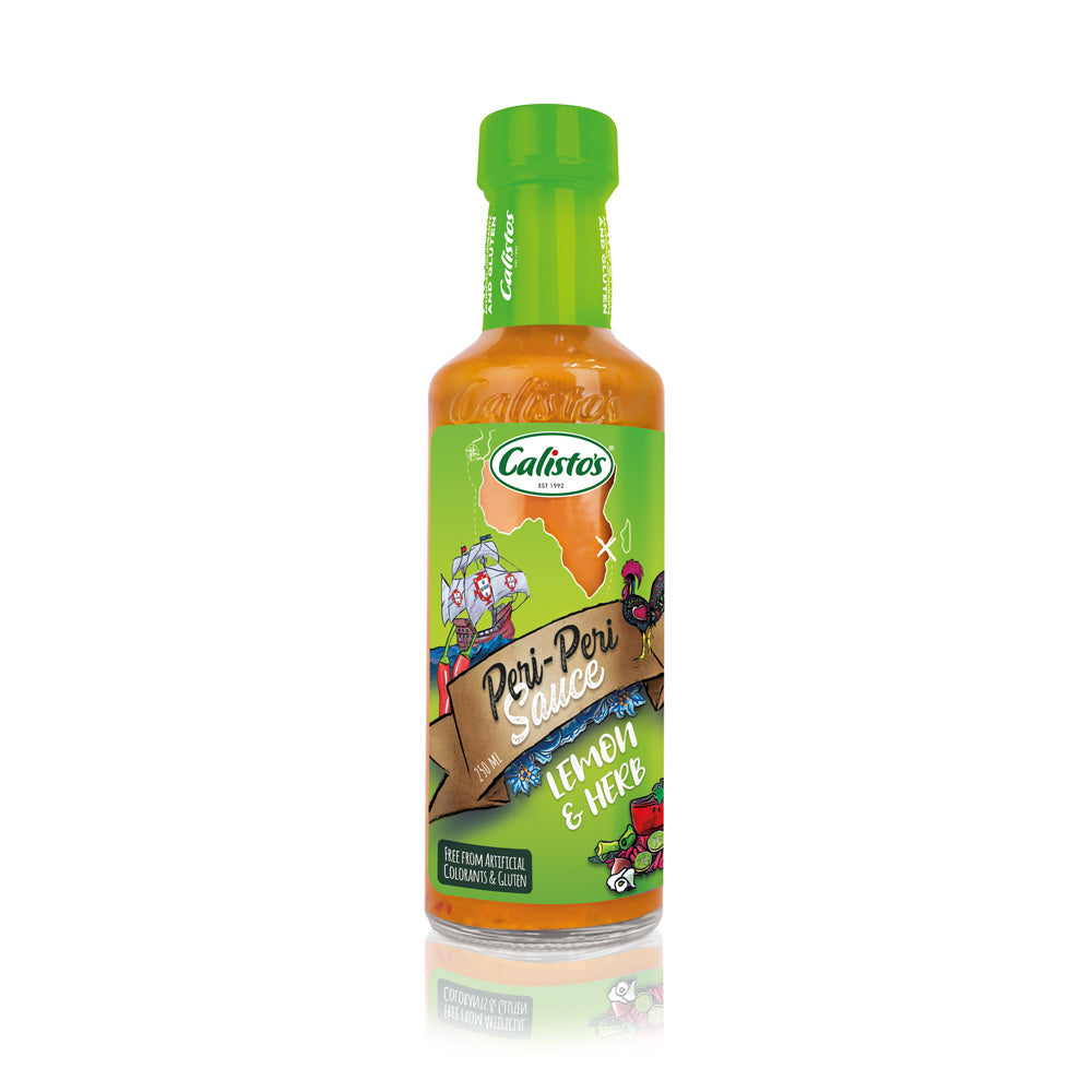 Calistos Peri Peri Sauce Lemon and Herb 200ml