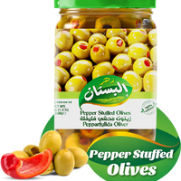 Bustan Assorted Stuffed Green Olives 600g