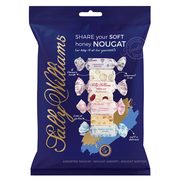 SALLY WILLIAMS ASSORTED NOUGAT 300GR POUCH