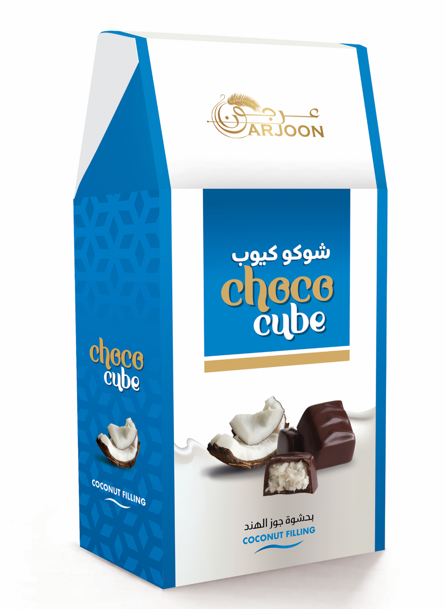 Arjoon Choco Cube with Assorted Filling 200g