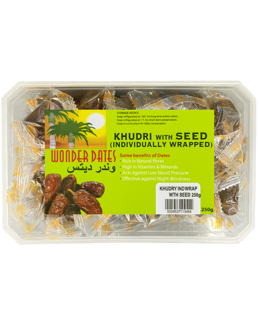 WD - Khudri Individually Wrapped with Seed