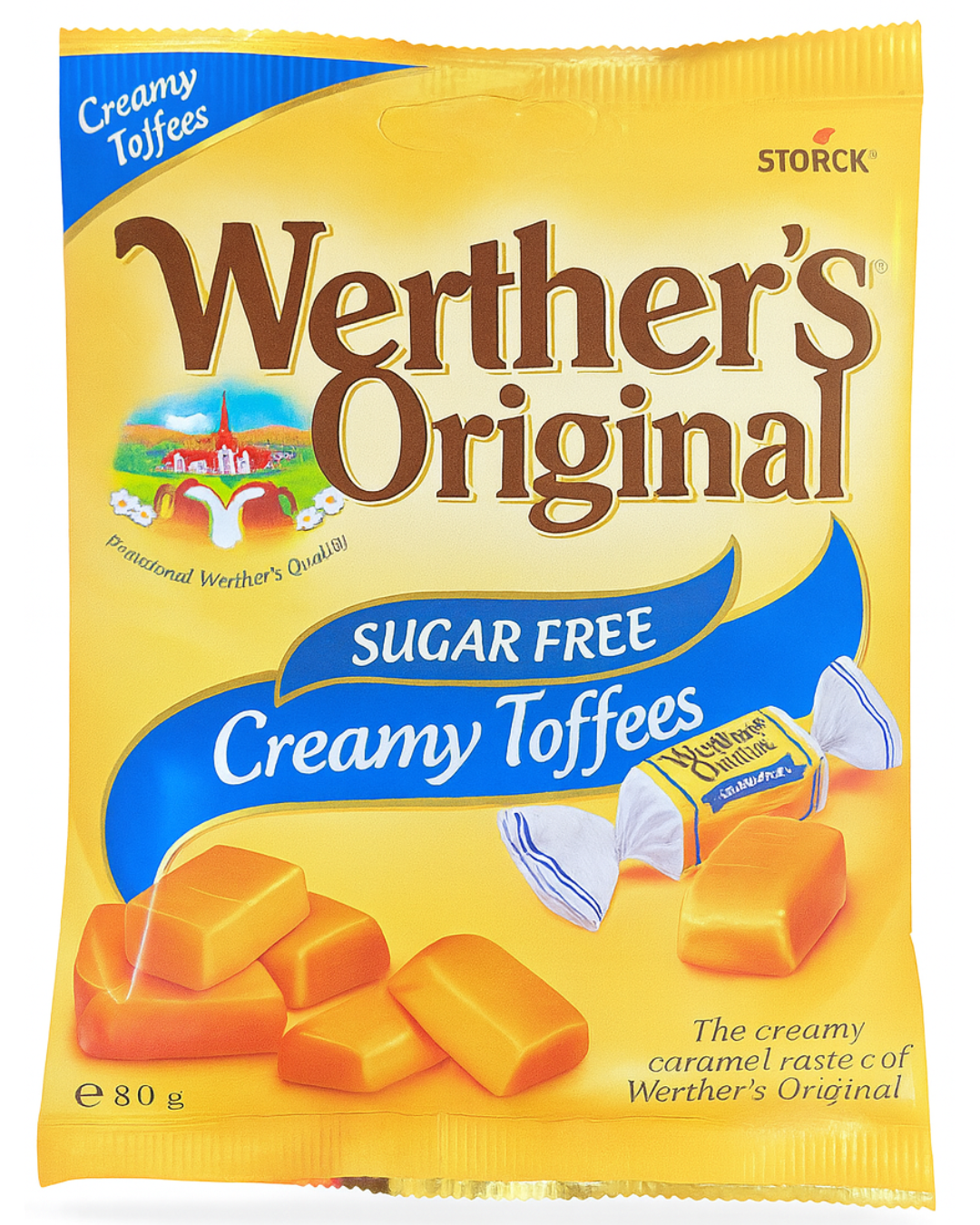WERTHERS ORIGINAL SUGAR FREE CREAMY TOFFES