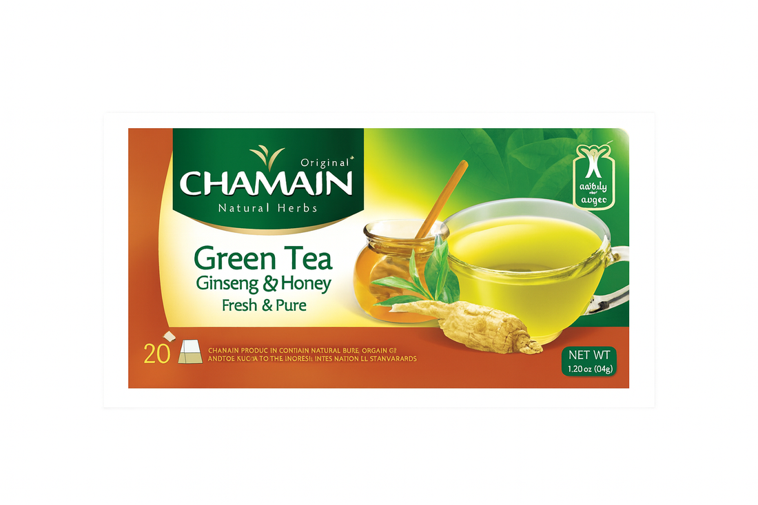 Chamain Green Tea with Ginseng & Honey