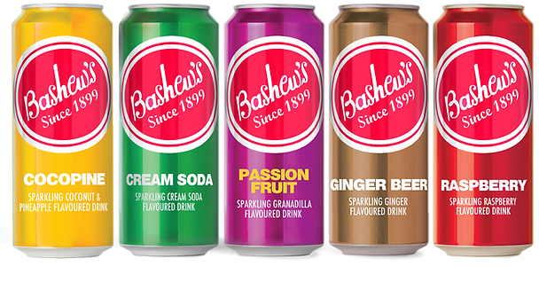 Bashew's Sparkling Flavoured Drinks 300ml Cans