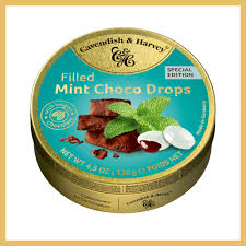 C&H Filled Mint Choco Drops 130g