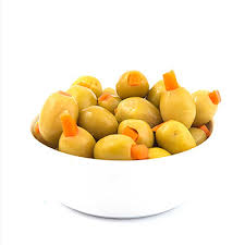 Bustan Assorted Stuffed Green Olives 600g