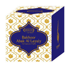 Hemani Bakhoor Abak AL Layaly 80g