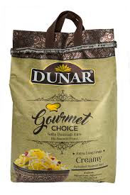 Dunar Basmati Rice Creamy Sella 5kg