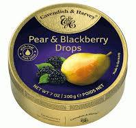 C&H Pear and Blackberry drops 200g