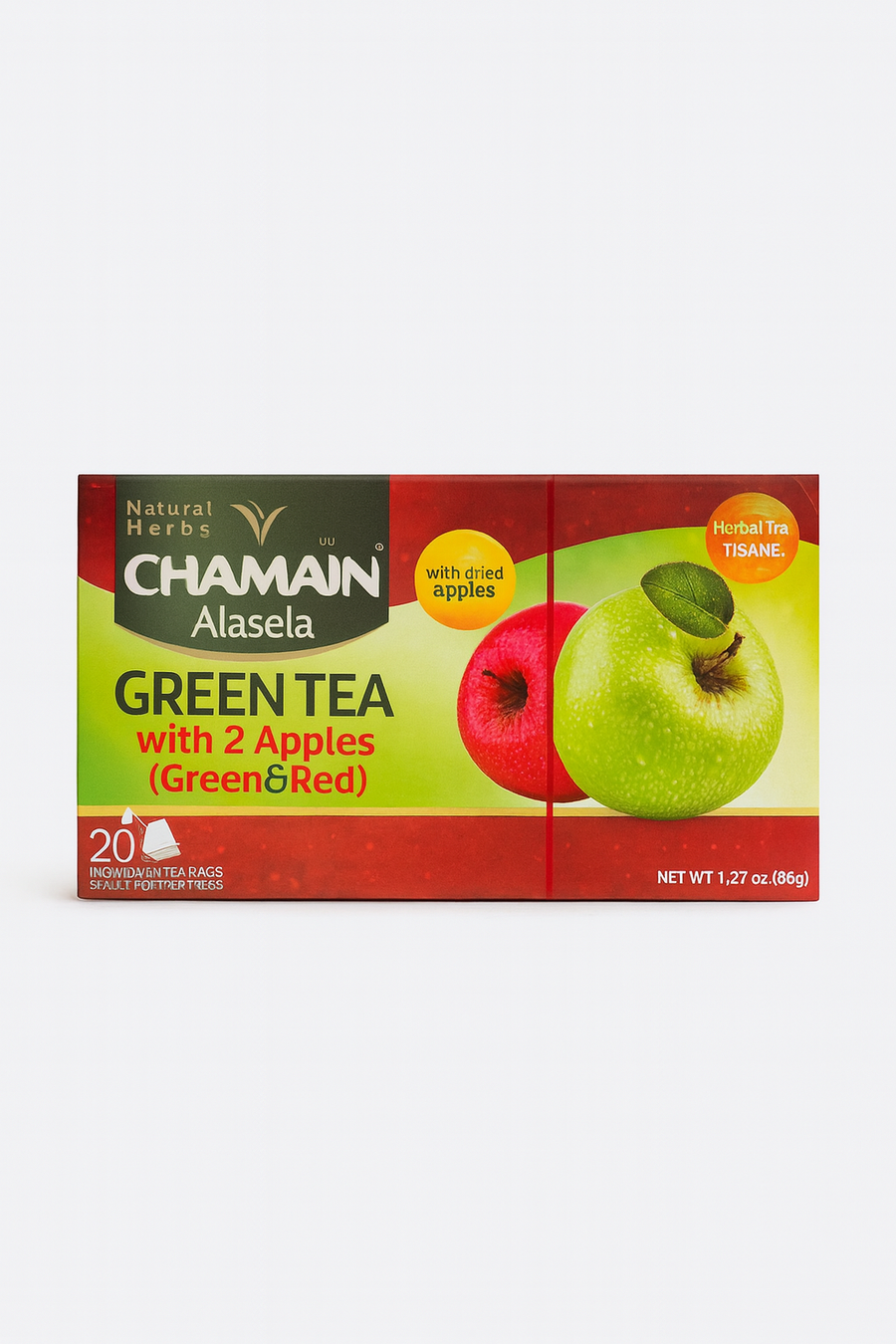 Chamain Green Tea With 2 Apples