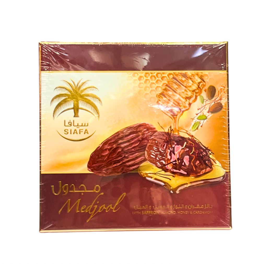 Siafa Medjool With Almond , Cardamom , Honey And Saffron 400g