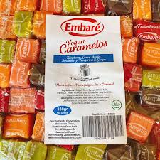 Embare Milk Caramelos Yoghurt berries 250g