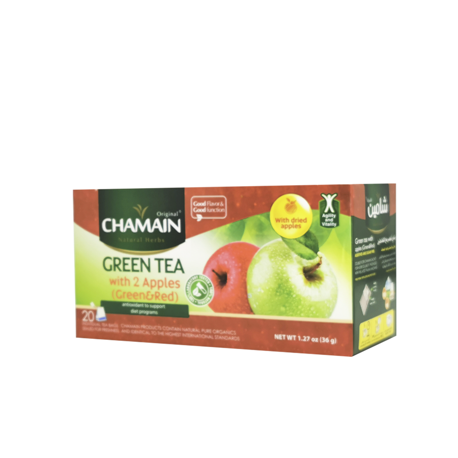 Chamain Green Tea With 2 Apples