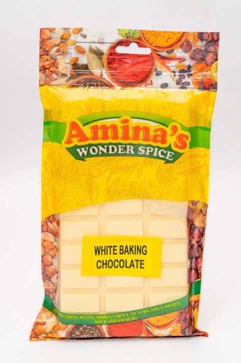 Aminas White Baking Chocolate 500g