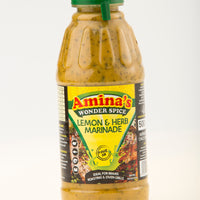 Amina's Lemon & herb marinade & Lemon & herb pour on