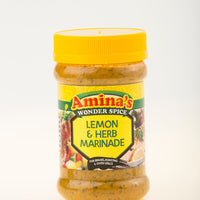 Amina's Lemon & herb marinade & Lemon & herb pour on