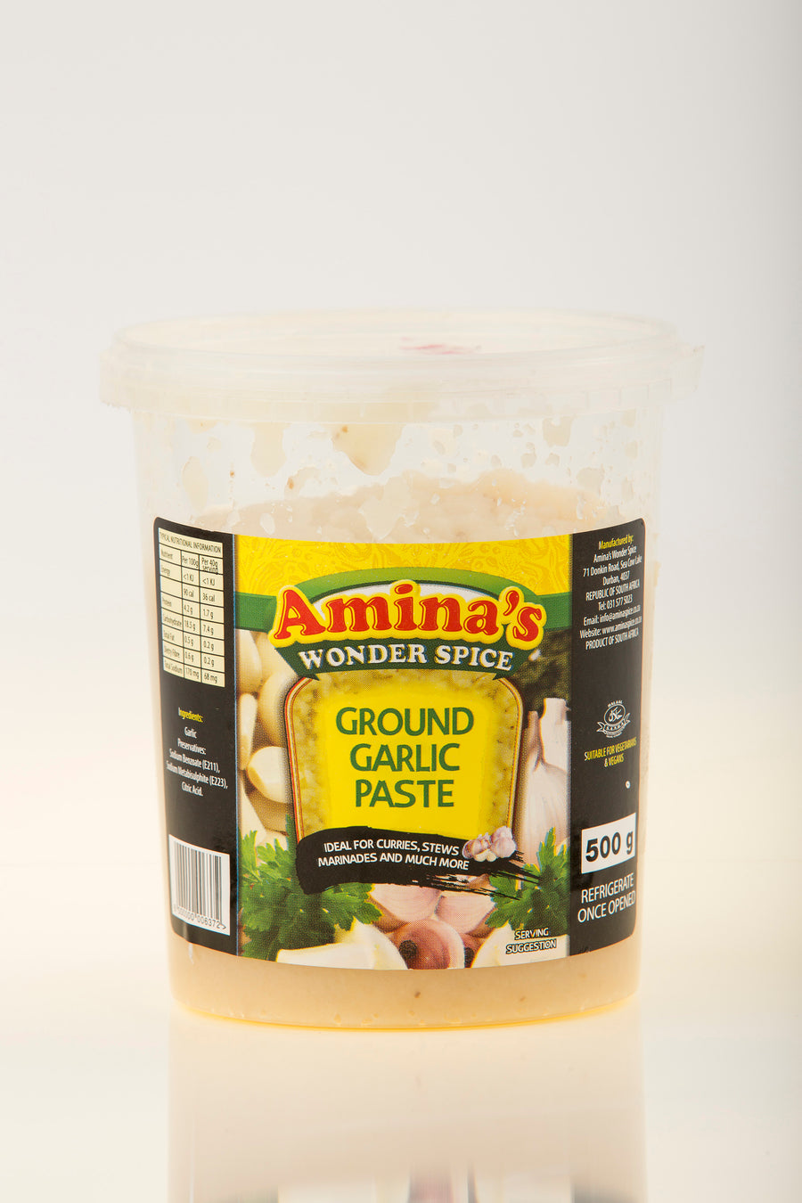 Amina's Ground garlic paste