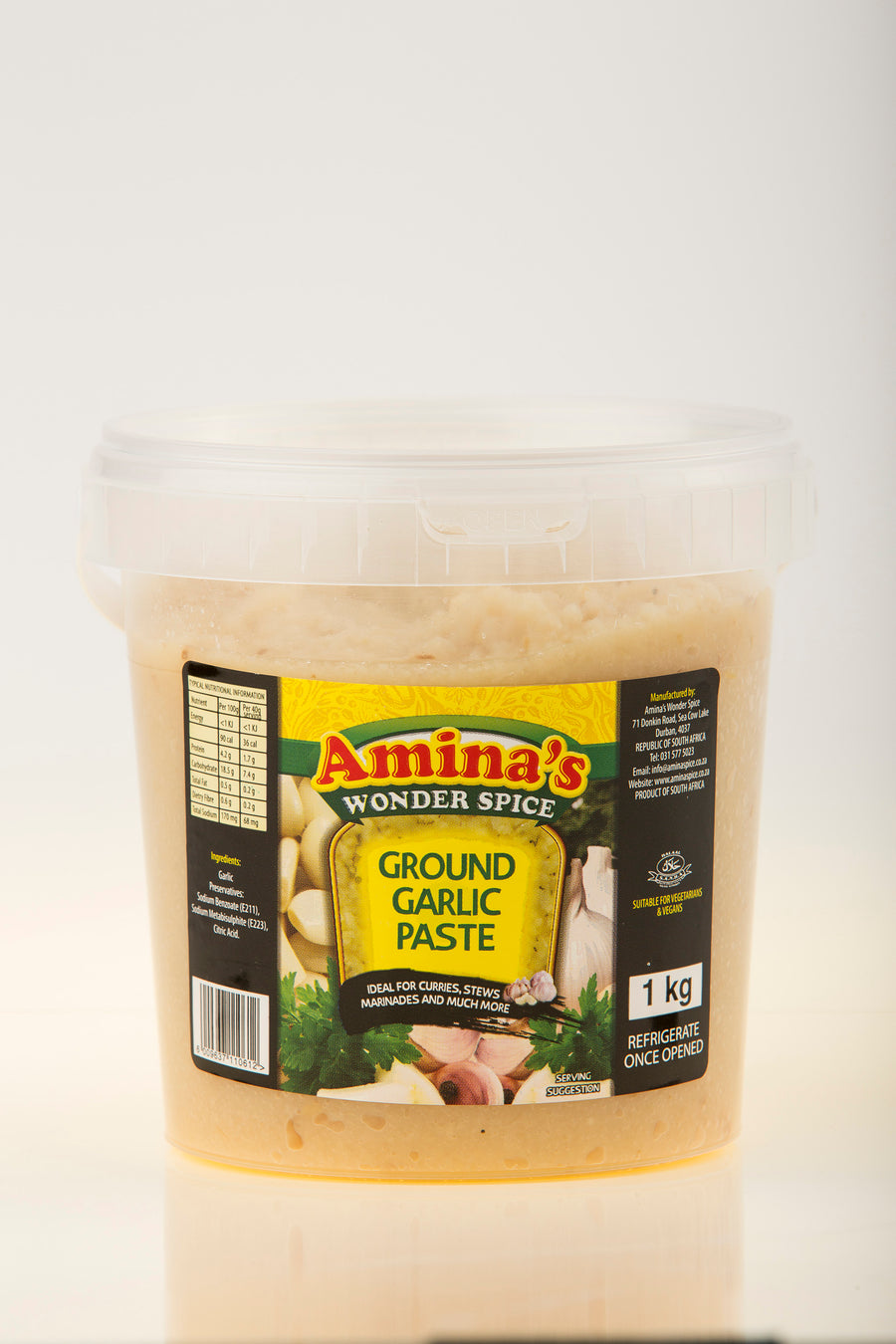 Amina's Ground garlic paste