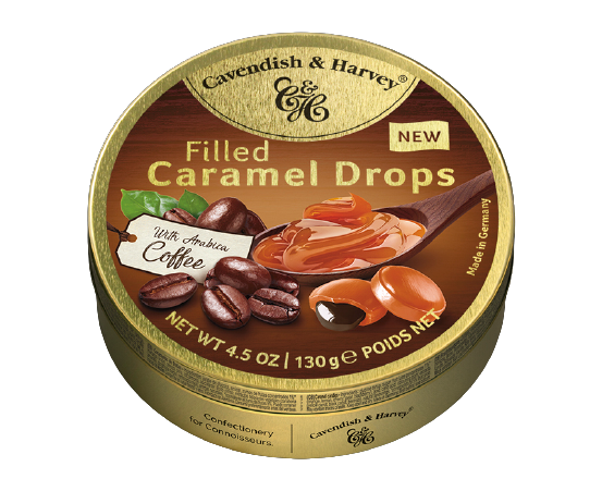 C&H Caramel Drops Filled Coffee Tin 130g