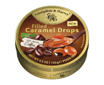 C&H Caramel Drops Filled Coffee Tin 130g