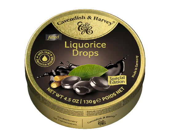 C&H Liquorice Drops Filled 130g