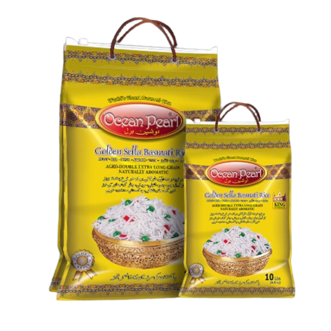 Ocean Rice Ocean Pearl Golden Sella Basmati Rice 5kg – Wonder Dates