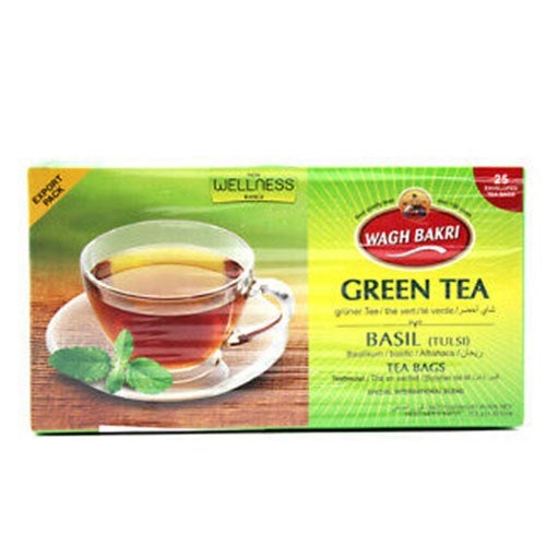 Wagh Bakri Green Tea and Basil